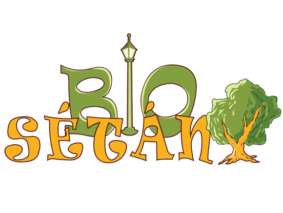 Biosétány logója